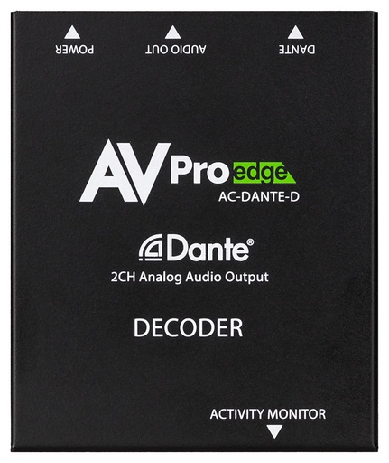 [THOM003576] AVPro Edge AC-DANTE-D Decoder audio Dante 2CH