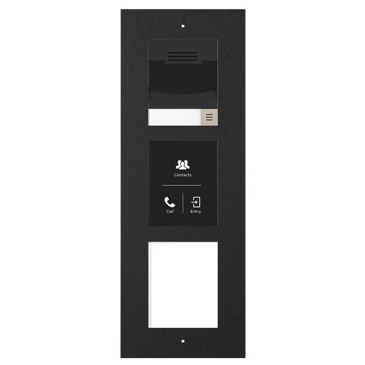 [THOM003910] CONTROL4 C4-DS3VK-3TSFM-BL Videocitofono IP da incasso a 3 moduli Nero
