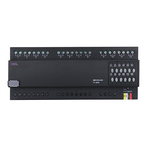 [THOM004081] HDL MR1210.433 Attuatore barra DIN 12CH 10A