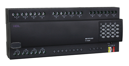 [THOM004082] HDL MR1610.433 Attuatore barra DIN 16CH 10A