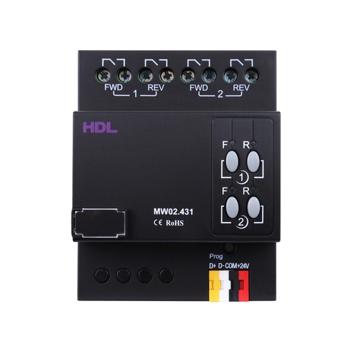 [THOM004087] HDL MW02.431 Modulo barra DIN Tende 2CH