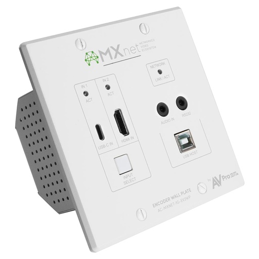 [THOM003630] AVPro Edge AC-MXNET-1G-EV2WP Trasmettitore 1G SDVoE AV over IP Evolution II Wall Plate