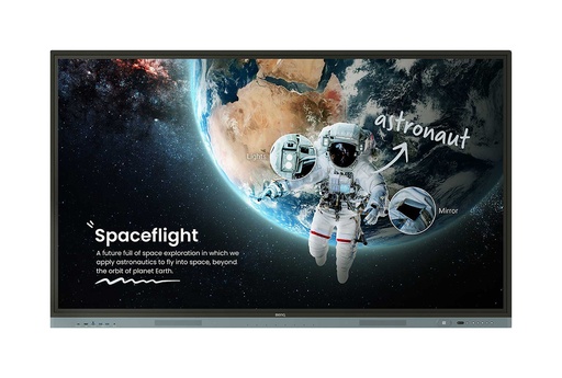 [TPLC001492] BENQ RM8604 Monitor smart board D-LED 86", 3840x2160, 450cd/mq