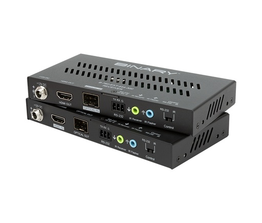 [TGES001605] BINARY B-760-EXT-444-300 Extender HDMI in Fibra 4K @ 60Hz, 18Gbps, HDR