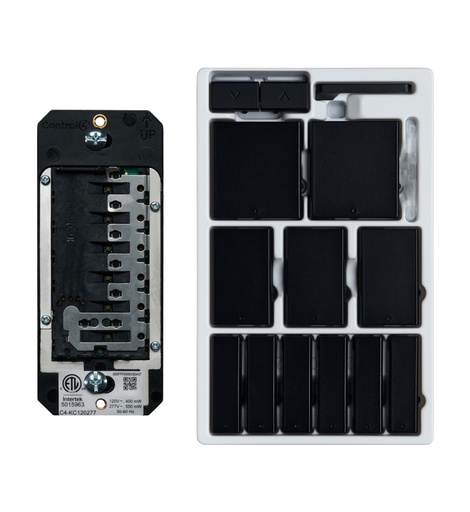 [THOM002308] CONTROL4 C4-KC240-C-MB Tastiera configurabile ZigBee Contemp. Mid. Bl