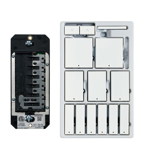 [THOM002310] CONTROL4 C4-KC240-C-WH Tastiera configurabile ZigBee Contemp. White