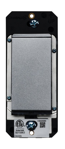 [THOM002311] CONTROL4 C4-KA-C-AU Tastiera ausiliaria ZigBee Contemp. Alum.