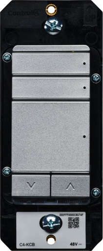 [THOM002321] CONTROL4 C4-KCB-C-AU Tastiera configurabile RS-485 Contemp. Alum.