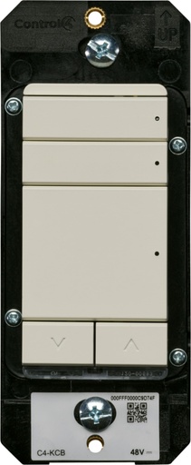 [THOM002322] CONTROL4 C4-KCB-C-BI Tastiera configurabile RS-485 Contemp. Biscuit