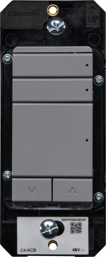 [THOM002325] CONTROL4 C4-KCB-C-GR Tastiera configurabile RS-485 Contemp. Gray