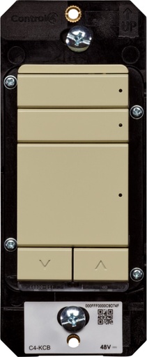 [THOM002326] CONTROL4 C4-KCB-C-IV Tastiera configurabile RS-485 Contemp. Ivory