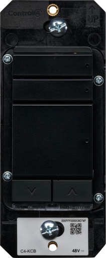 [THOM002328] CONTROL4 C4-KCB-C-MB Tastiera configurabile RS-485 Contemp. Mid. Bl