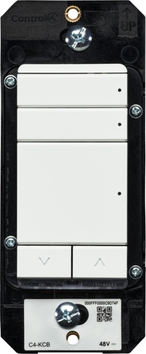 [THOM002330] CONTROL4 C4-KCB-C-WH Tastiera configurabile RS-485 Contemp. White