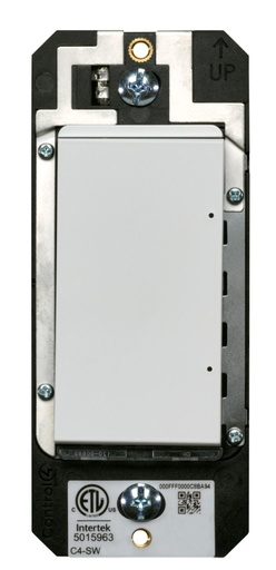 [THOM002345] CONTROL4 C4-SW240-C-SW Switch ZigBee Contemp. Snow White