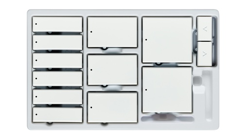 [THOM002396] CONTROL4 C4-CKSK-C-WH Kit pulsanti tastiere Square Contemp. White