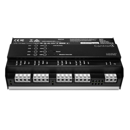 [THOM001734] CONTROL4 C4-DIN-8RELSW-E Modulo 8 relay 16A su barra DIN