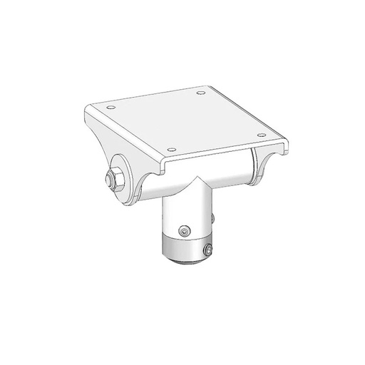 [TVDP001794] EUROMET 11931 ARAKNO FLANGIA WHITE Flangia per soffitti inclinati