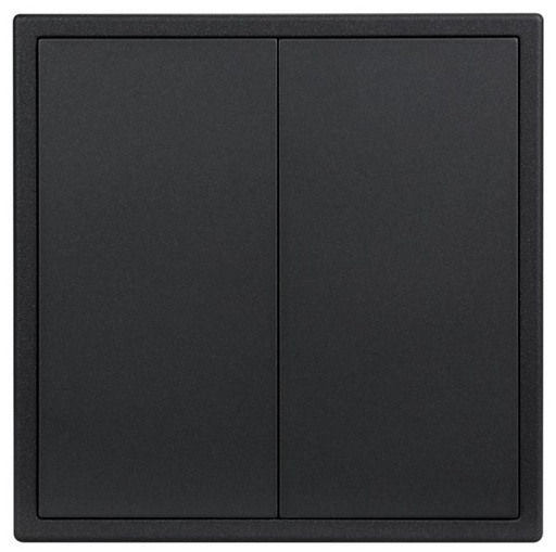 [THOM002646] HDL M/PT2RB.1-AG Smart Panel 4 pulsanti serie Tile, grigio, plastica