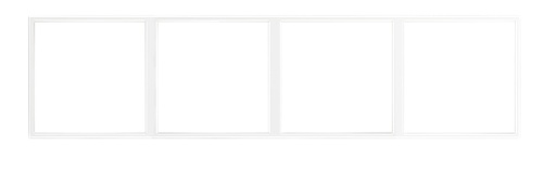 [THOM002675] HDL MP4H-EC/TILE.48-P-IW Frame per Tile 4 placche pla ivory-white