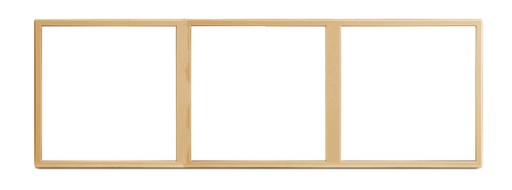 [THOM003154] HDL MP3H-EC/TILE.48-P-CG Frame per tastiera Tile 3 placche grigio cenere