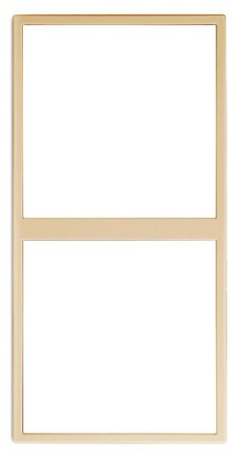 [THOM003158] HDL -MP2V-EC/TILE.48-CG Frame per pannello 2 posti serie Tile, grigio cenere