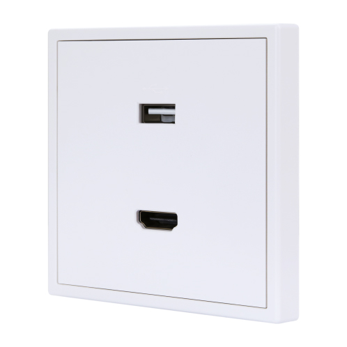 [THOM002869] HDL MP1-USB-HDMI-IW Presa USB/HDMI serie Tile ivory-white