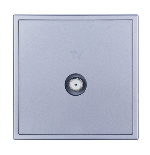 [THOM002698] HDL MP1-W-BBTV/TILE.48-SG Placca presa BBTV serie Tile space-gray