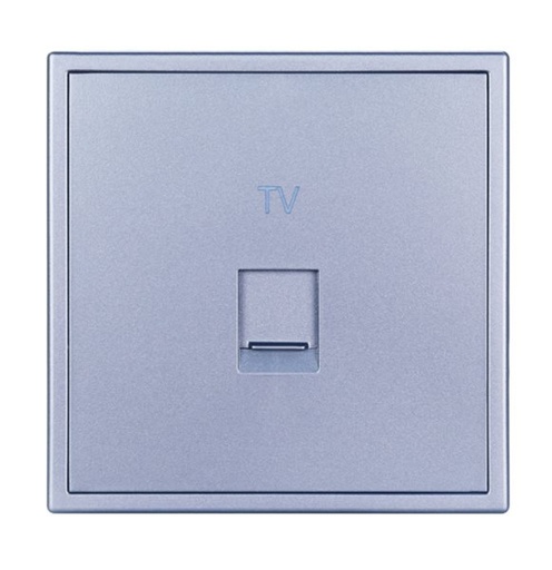 [THOM002694] HDL MP1-W-CATV/TILE.48-SG Placca presa CATV serie Tile space-gray