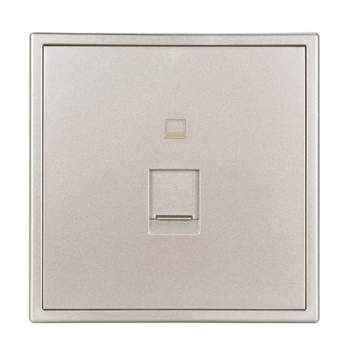 [THOM002685] HDL MP1-W-ETH/TILE.48-CG Placca presa Ethernet serie Tile champagne-gold