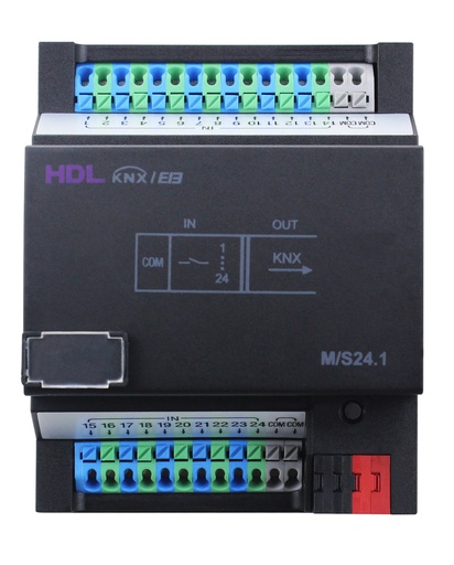 [THOM002769] HDL M/S24.1 Modulo DIN 24CH Dry Contact input