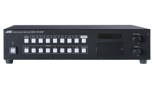 [TGES001329] IDKAV IDK MSD-701AMP Switcher 1 scaler seamless +PiP/7 IN/1 OUT + Ampli
