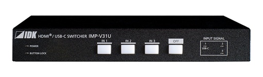 [TGES002183] IDKAV IDK IMP-V31U Switcher 3x1 USB-C e HDMI, 4K@60, out HDMI + USB-C