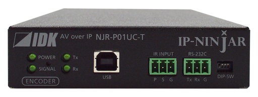 [TGES001580] IDKAV IDK NJR-P01UC-T Trasmettitore IP CAT 10 GbE/USB/HDMI 4K@60 4:4:4