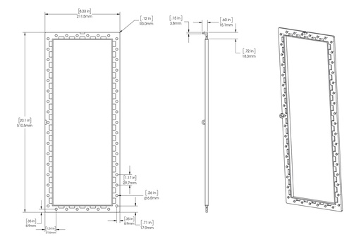[THOM002037] JBL SYNTHESIS JBLWB52 Aattatore per premontaggio diffusori