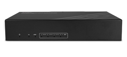 [TGES002013] LINDY Trasmettitore HDBaseT + Splitter 4 Out, HDMI 4K@60, PoH, 100m