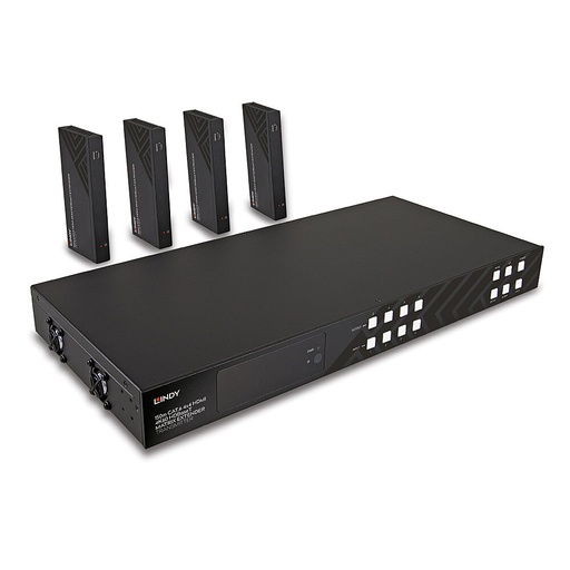 [TGES002204] LINDY 38345 Matrice 4x4 HDMI 4K60 con Extender HDBaseT