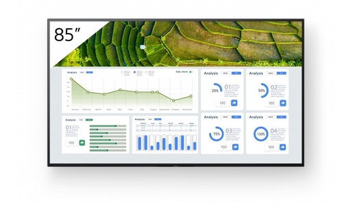 [TPLC001449] SONY FW-85BZ30L Monitor D-LED 85", 3840x2160, 440 cd/mq